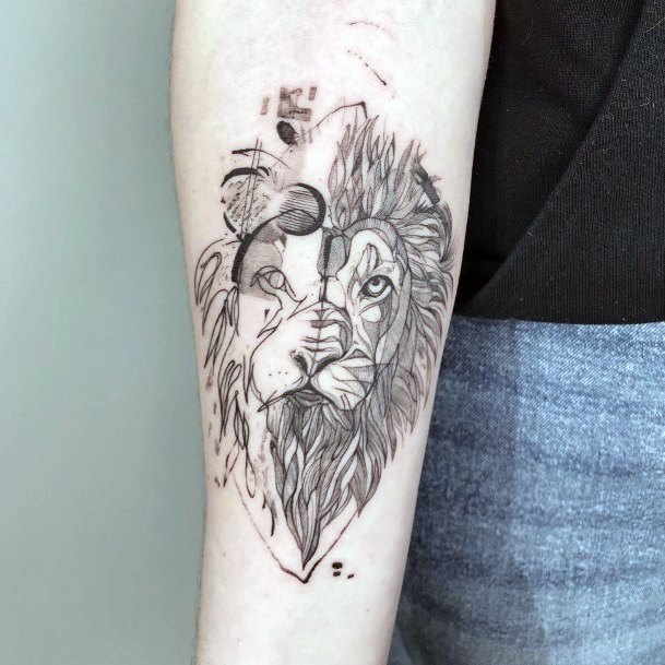 Fantastic Scribble Tattoo For Women