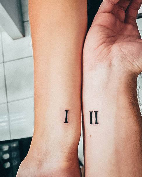 Fantastic Sibling Tattoo For Women