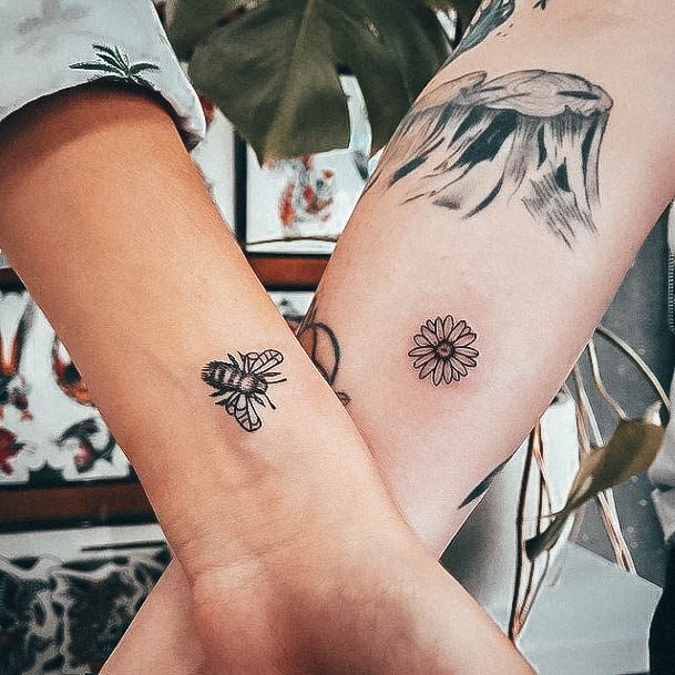 Fantastic Simple Flower Tattoo For Women