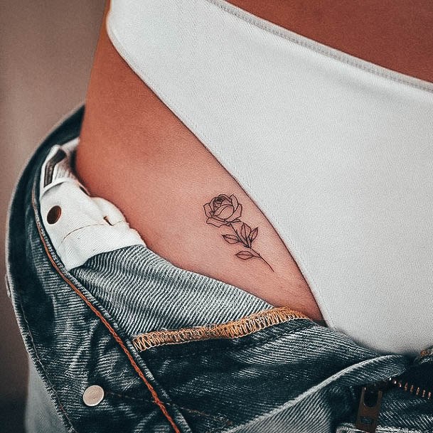 Fantastic Small Hip Tattoo For Women