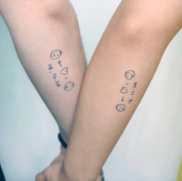 Fantastic Smiley Face Tattoo For Women