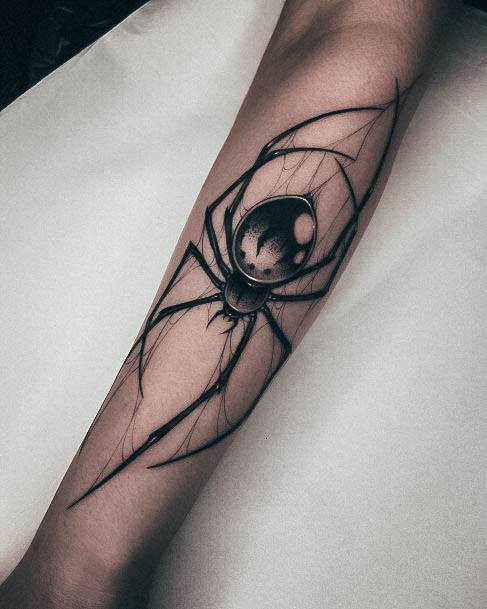 Fantastic Spider Tattoo For Women