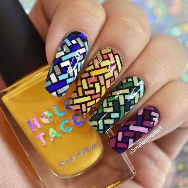 Fantastic Stained Glass Nail For Women