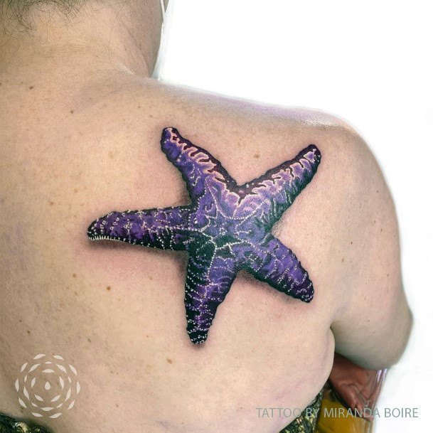 Fantastic Starfish Tattoo For Women