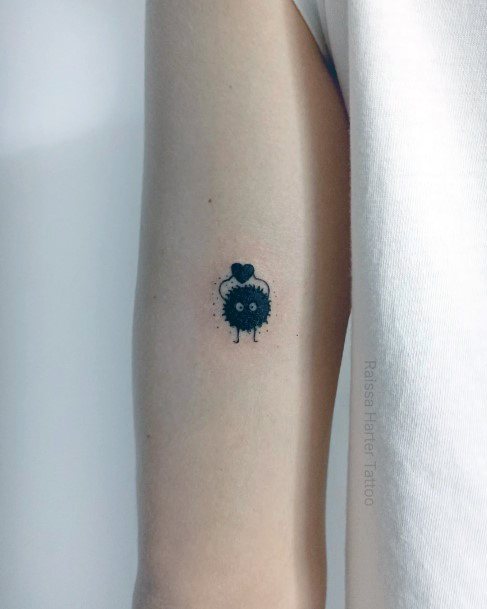 Fantastic Susuwatari Tattoo For Women