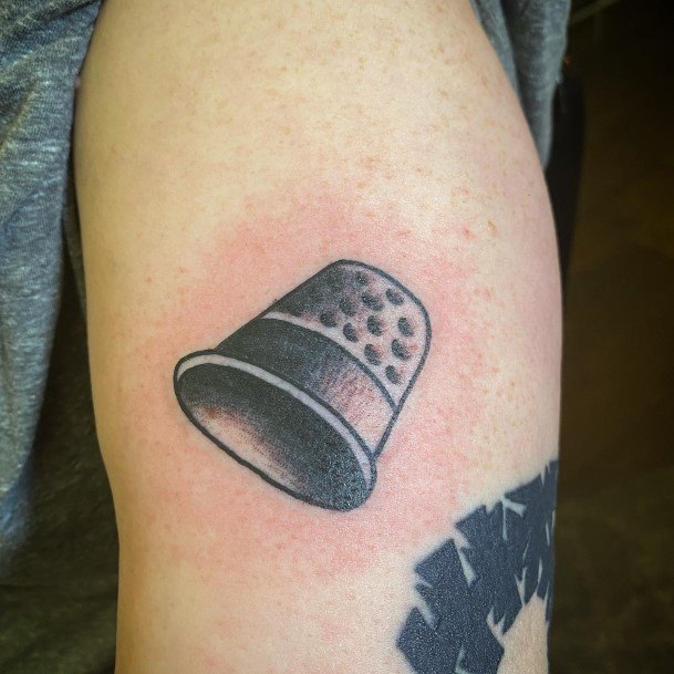 Fantastic Thimble Tattoo For Women