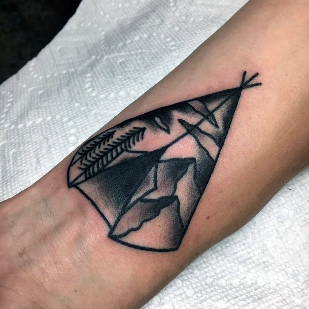 Fantastic Tipi Tattoo For Women