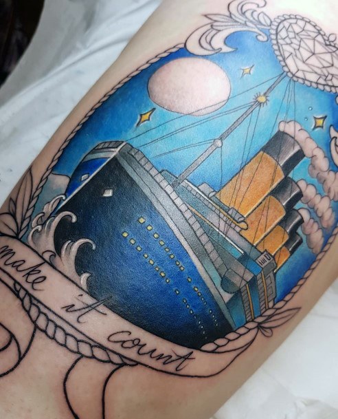 Fantastic Titanic Tattoo For Women