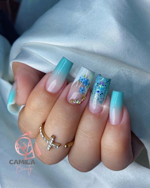 Fantastic Turquoise Nail For Women