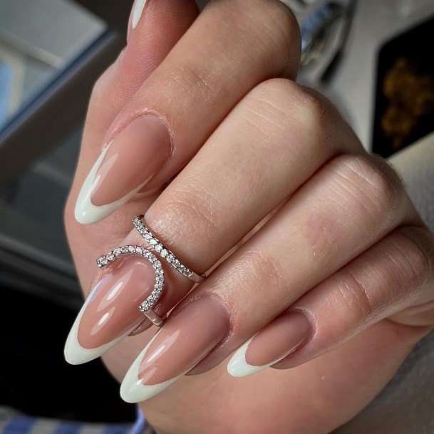 Fantastic White French Nail For Women