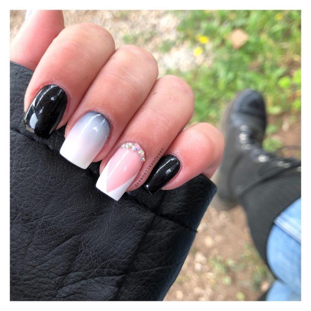 Fantastic White Square Nail For Women