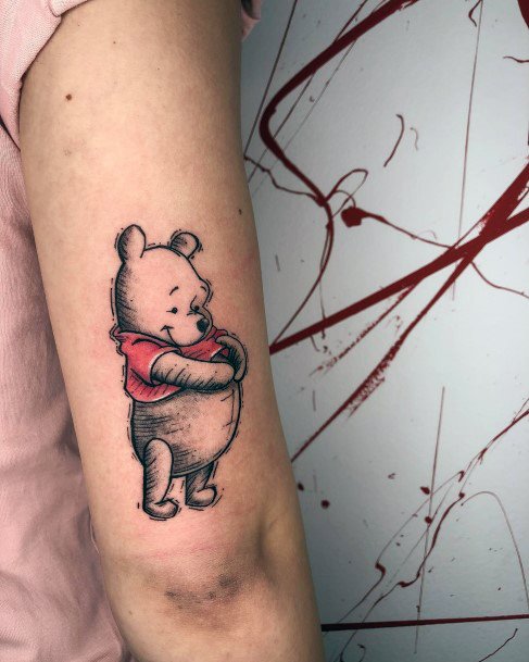 Fantastic Winnie The Pooh Tattoo For Women