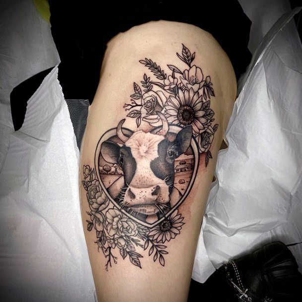 Farm Tattoo For Ladies