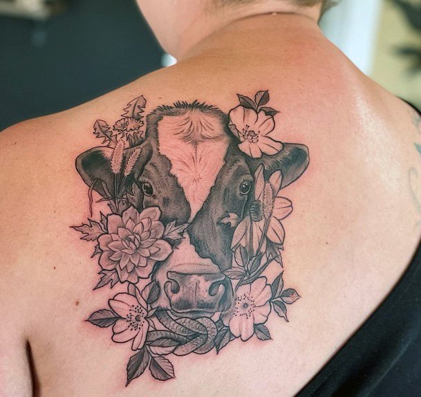 Farm Woman Tattoo Art