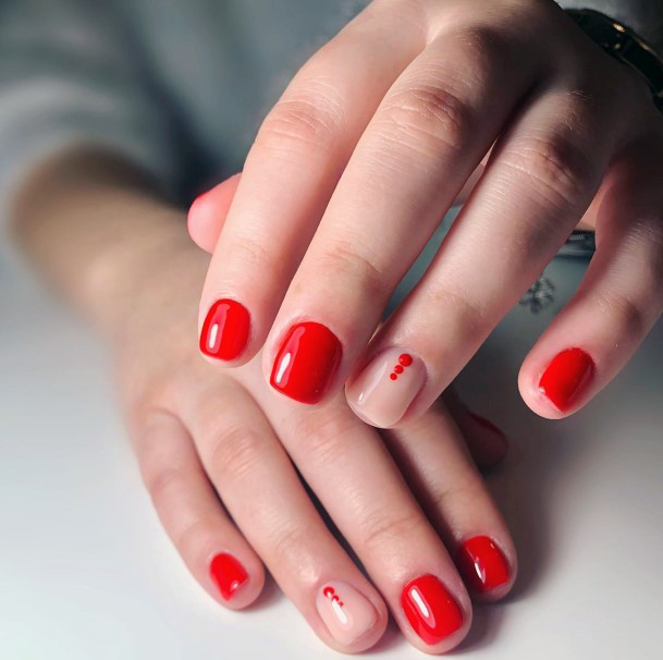 Fast Red Nail Color