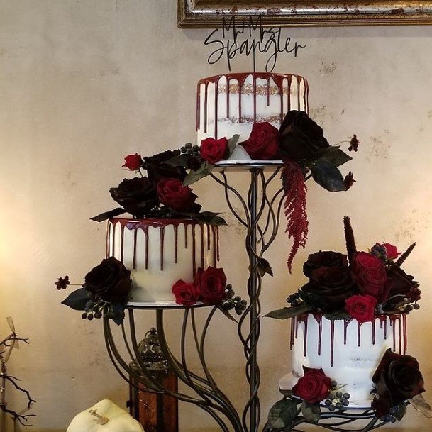 Fearful Halloween Wedding Cakes