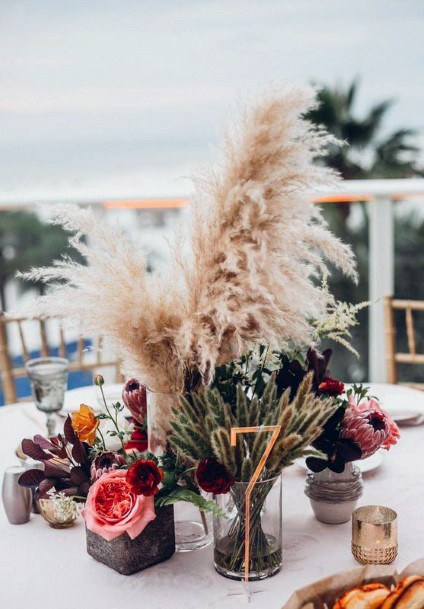 Feathers Boho Wedding Flowers