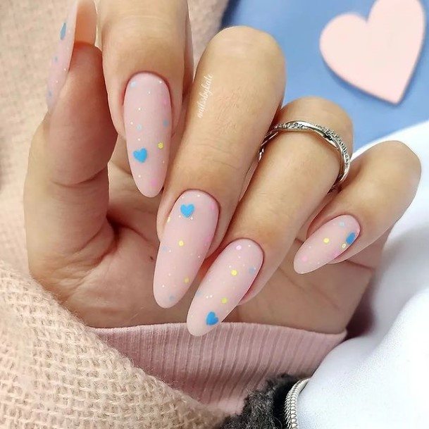 February Nails Feminine Ideas