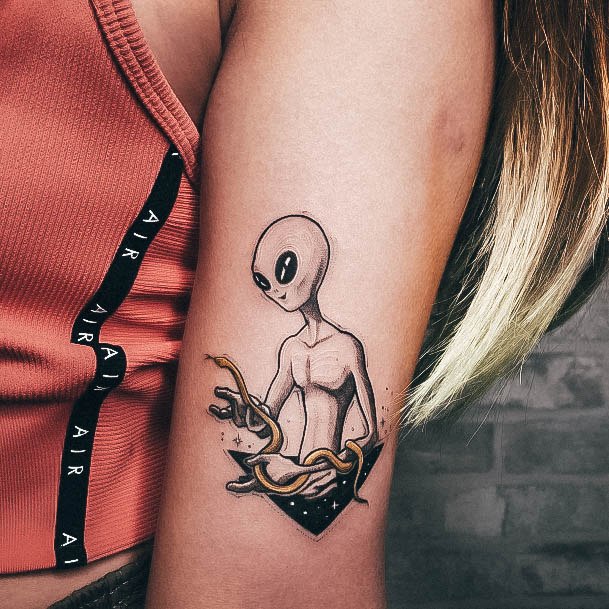 Female Alien Tattoos