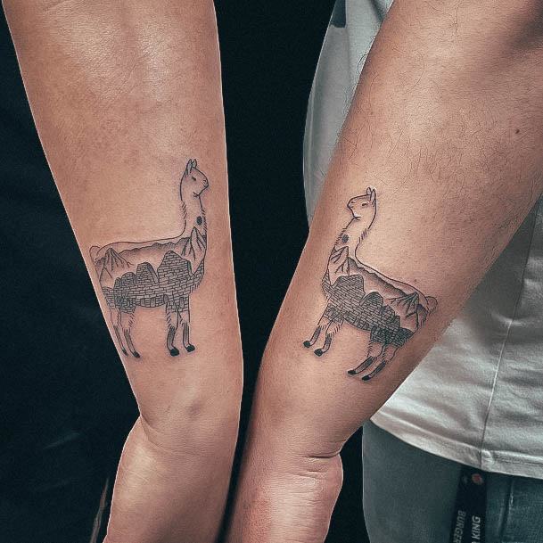 Female Alpaca Designs For Tattoos