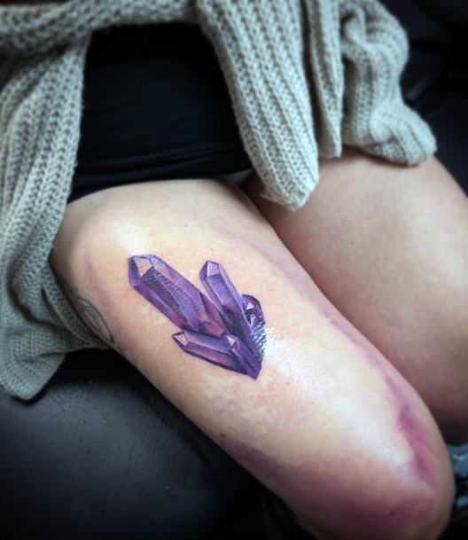 Female Amethyst Tattoos