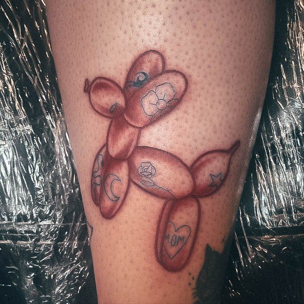 Female Ballon Animal Tattoos