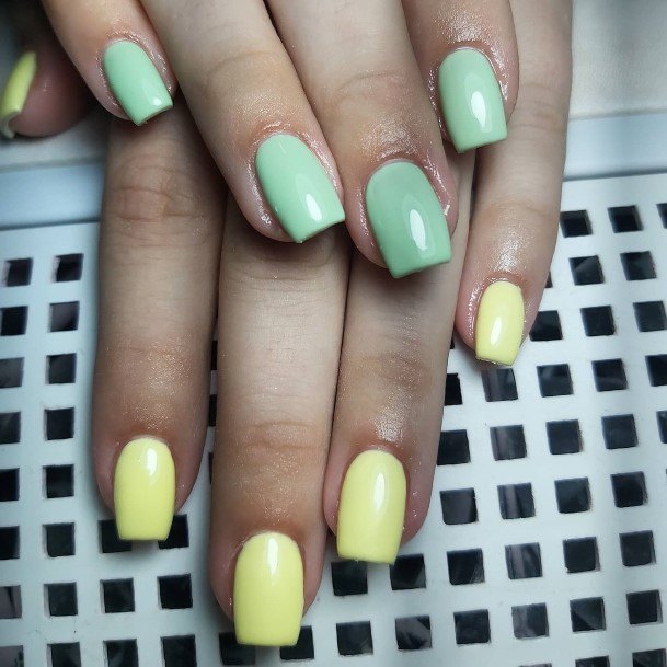 Female Banana Nails