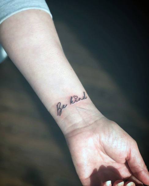 Female Be Kind Tattoos