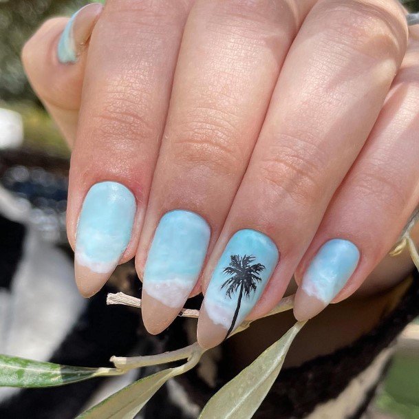 Female Beach Nails