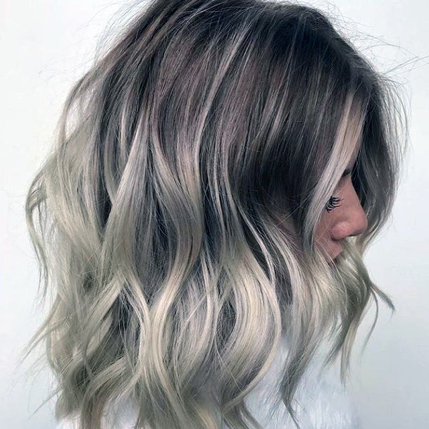 Female Blonde Ombre Hairstyles On Woman