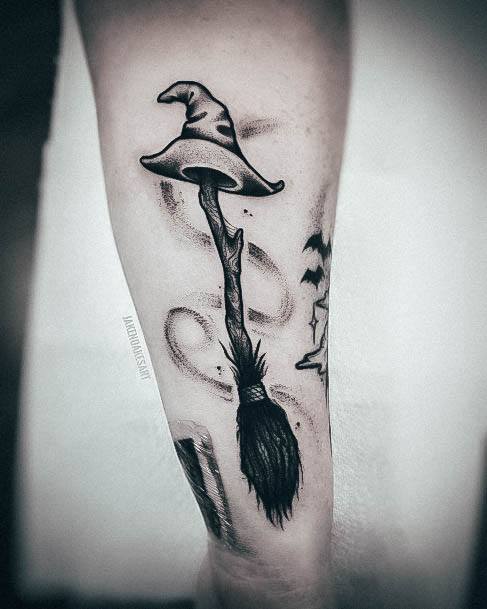 Female Broom Tattoos