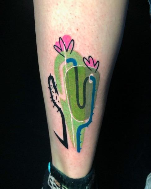 Female Cactus Tattoos