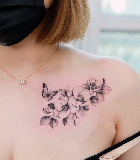 Female Camellia Tattoos