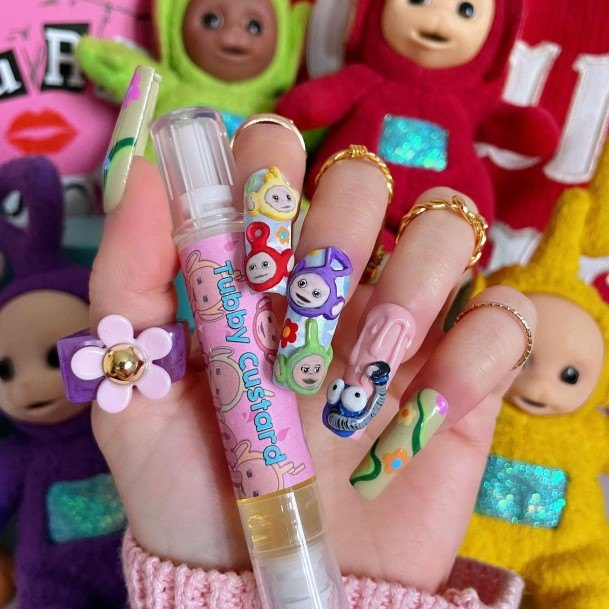 Female Cartoon Nails