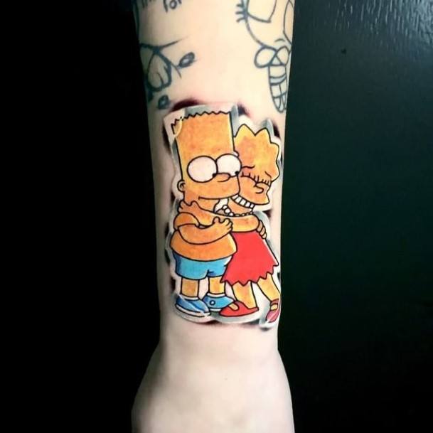 Female Cartoon Tattoos