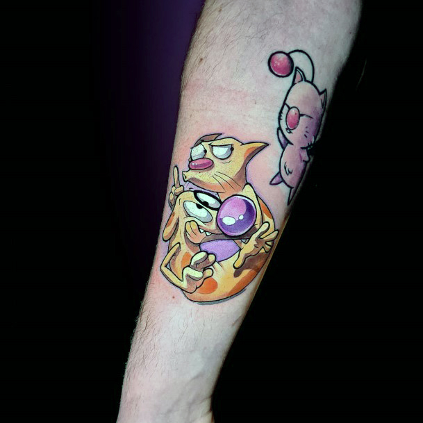 Female Catdog Tattoos