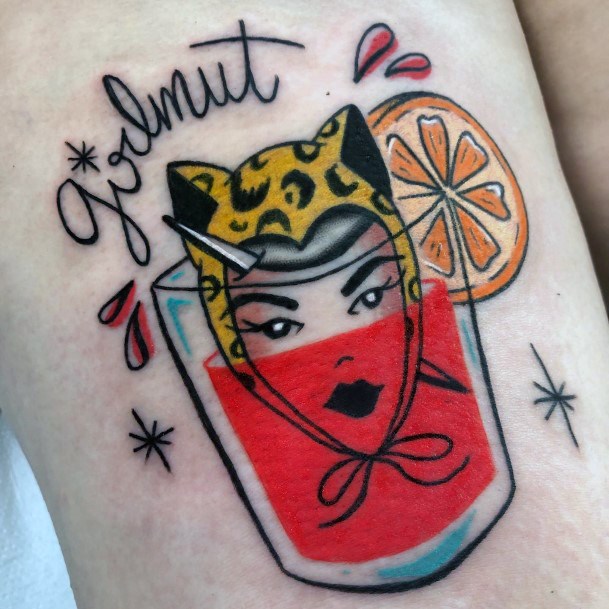 Female Cocktail Tattoos