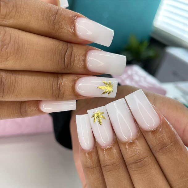 Female Cool 420 Nail Ideas