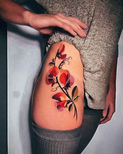 Female Cool Amazing Tattoo Design