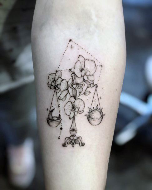 Female Cool Balance Tattoo Ideas