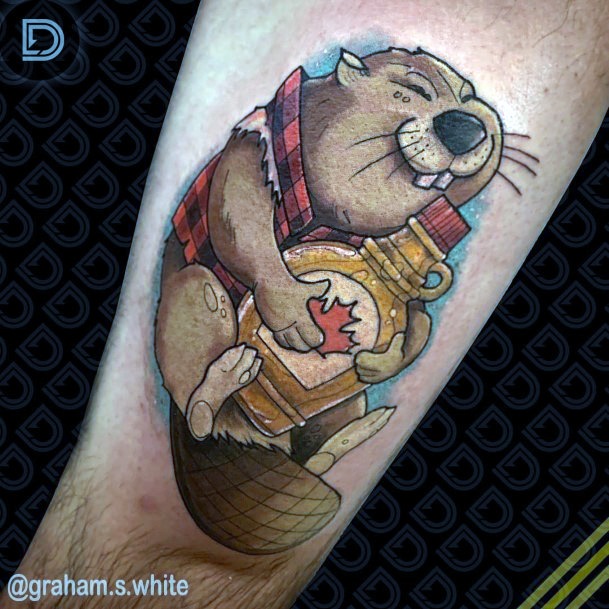 Female Cool Beaver Tattoo Ideas