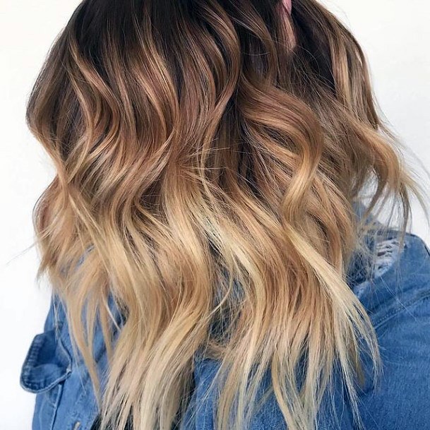 Female Cool Blonde Ombre Hairstyles Design