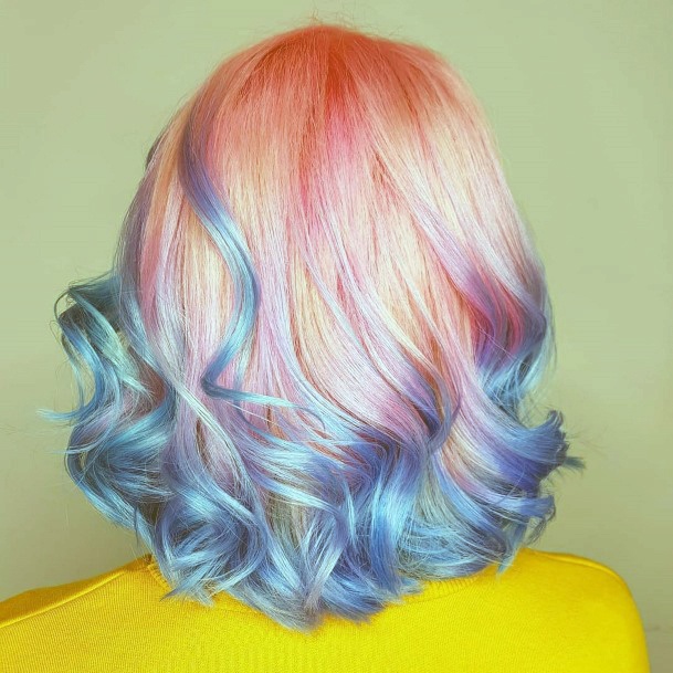 Female Cool Blue Hairstyles Ideas