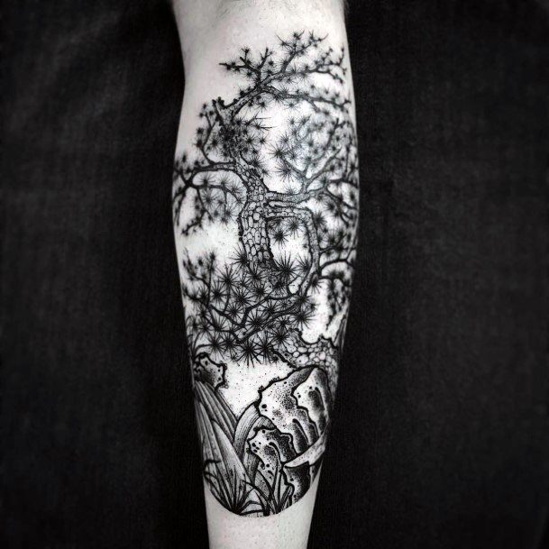 Female Cool Bonsai Tattoo Ideas