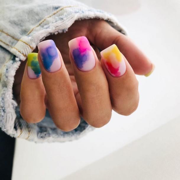 Female Cool Bright Nail Design