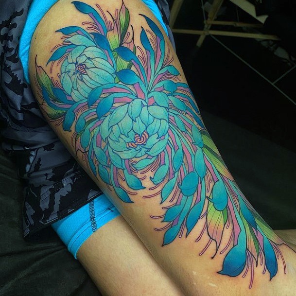 Female Cool Bright Tattoo Design