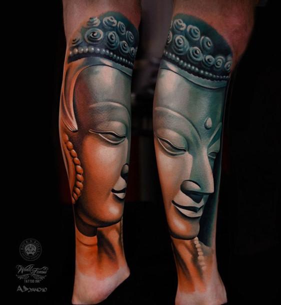 Female Cool Buddha Tattoo Ideas