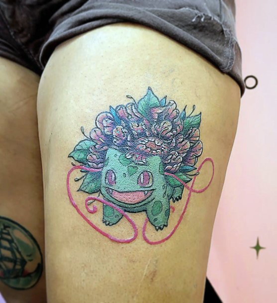 Female Cool Bulbasaur Tattoo Ideas