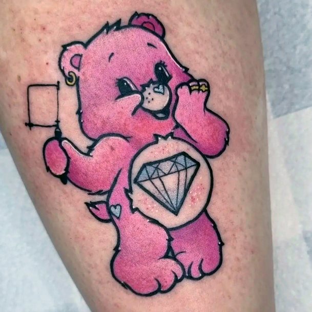 Female Cool Carebears Tattoo Design