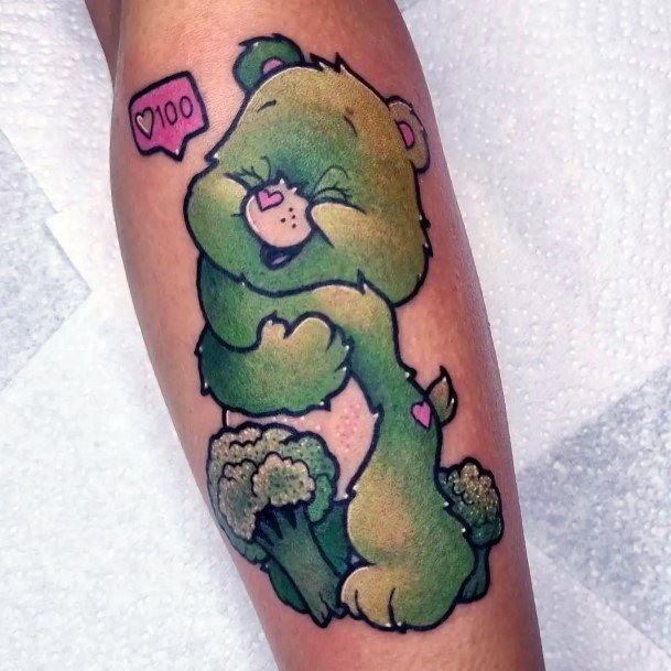 Female Cool Carebears Tattoo Ideas